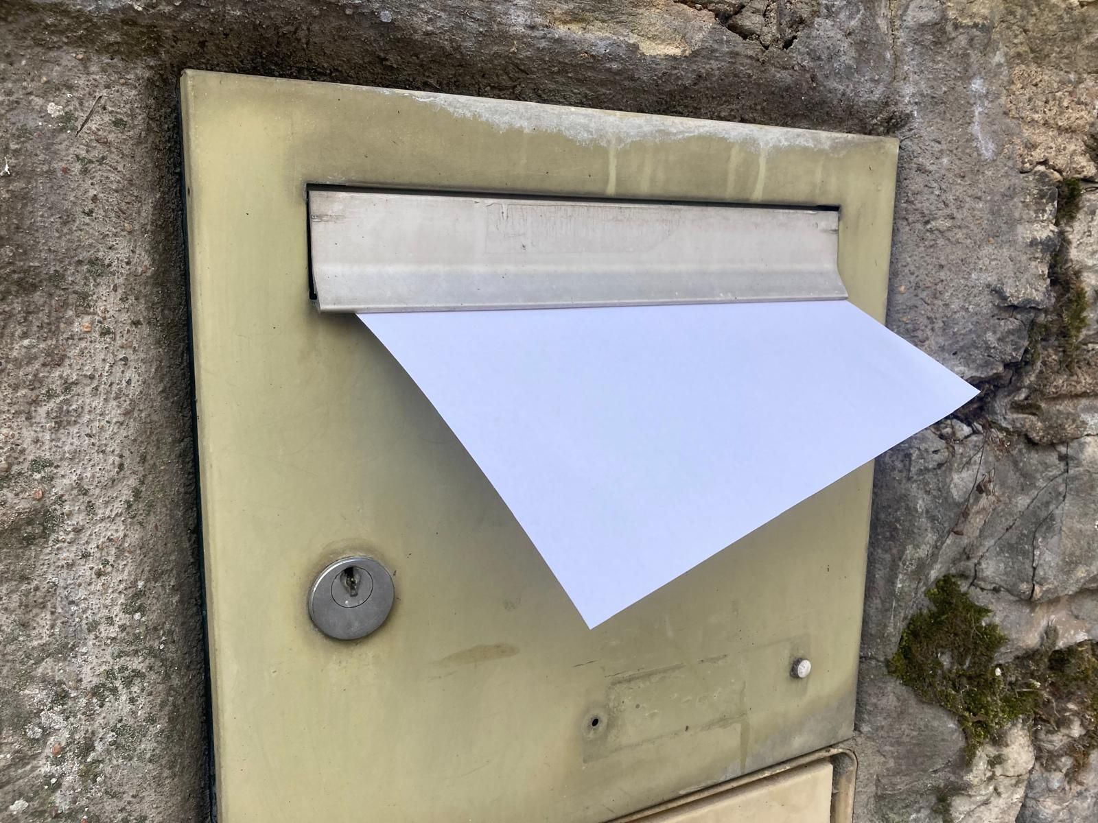 arnaque à la feuille blanche