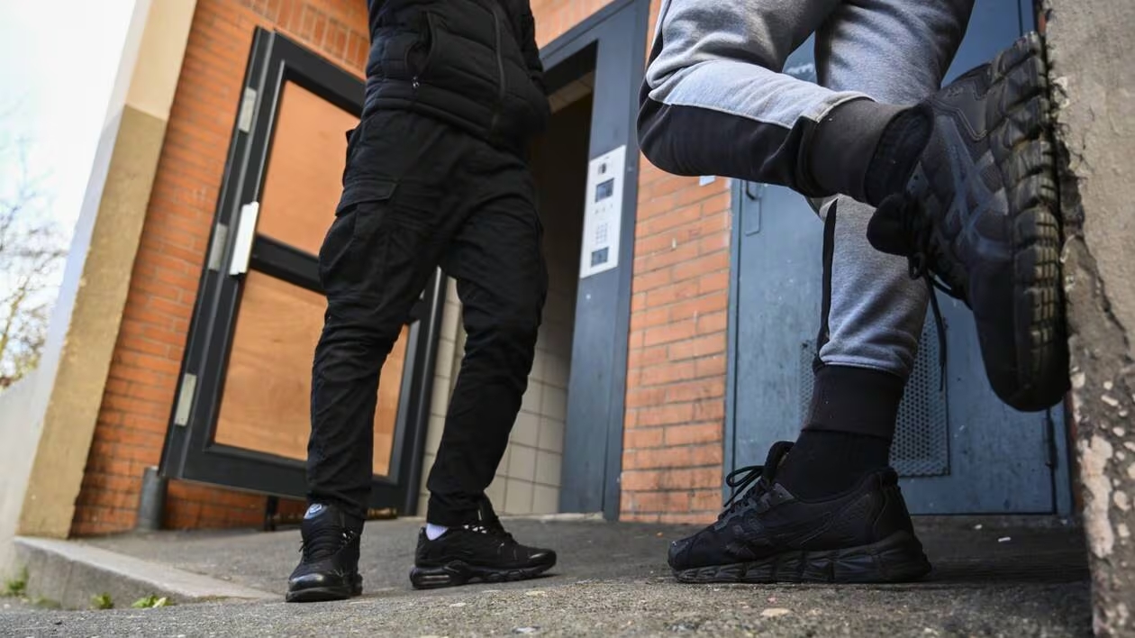 des squatteurs d un immeuble