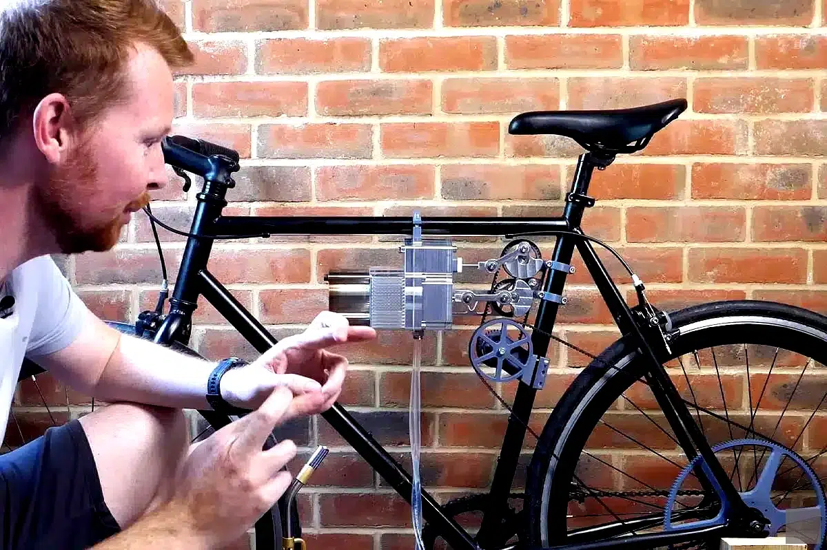 youtubeur fabrique un vélo sans gasoil ni batterie